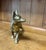 Mid 20th Century Vintage English Brass Fox Figure For Sale - Image 5 of 6