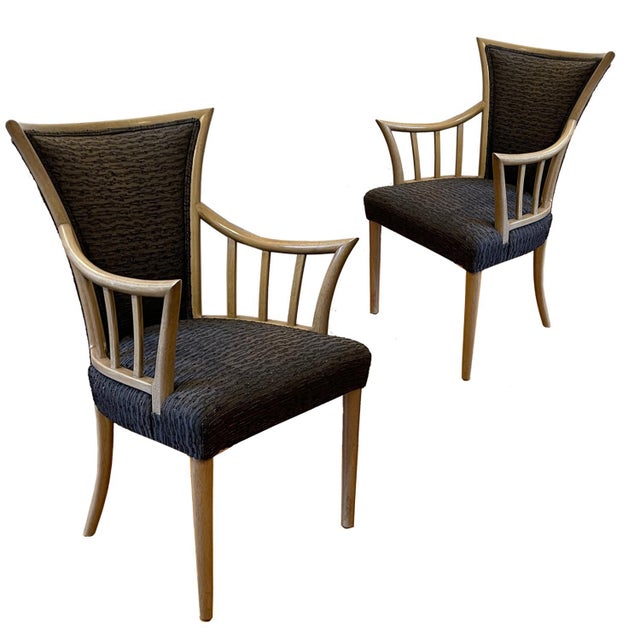 Mid 20th Century Mid 20th Century Mid Century Weiman Sculptural Wood Framed Chair For Sale - Image 5 of 12