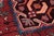 1990s Boho Chic Tabriz Red/Beige Wool Runner Rug- 3'2'' X 9'0'' For Sale - Image 5 of 10