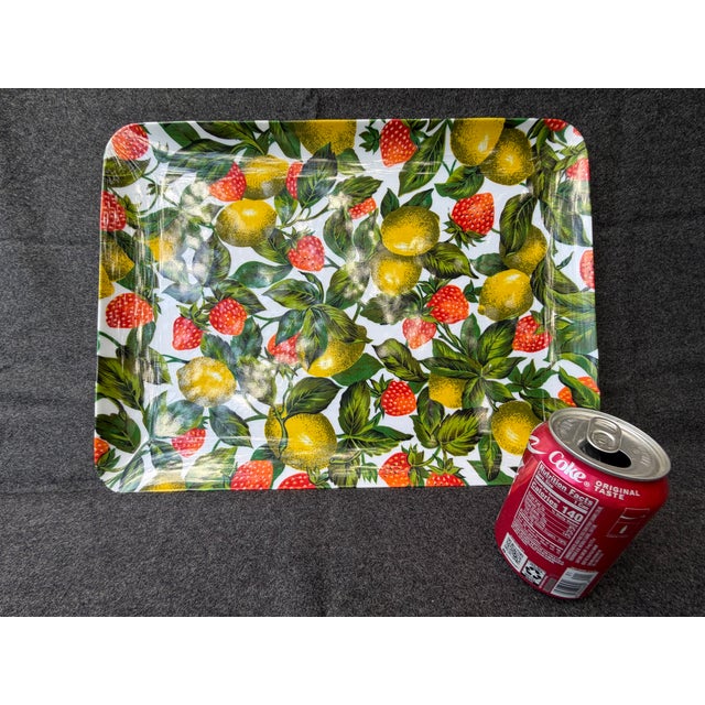 Vintage Italian Molded Plastic Serving Tray For Sale In New York - Image 6 of 8