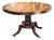 19th Century Regency Rosewood Center Table With Brass Inlay For Sale