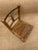 Brown Rattan Tortoise Burnt Bamboo Chair/Plant Stand For Sale - Image 8 of 10