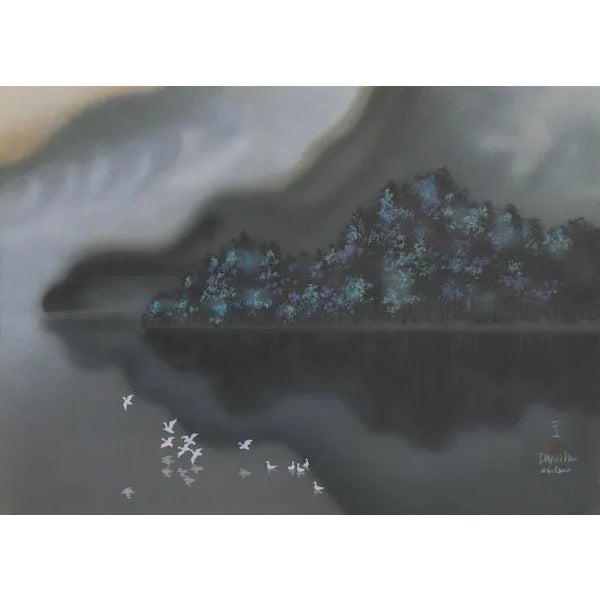 David Lee, "Lake (18)," Lithograph For Sale