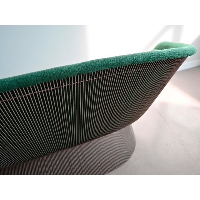 Metal Vintage Knoll Settee by Warren Platner for Knoll For Sale - Image 7 of 10