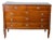 Antique Directoire period chest of drawers in walnut - Italy 18th century For Sale