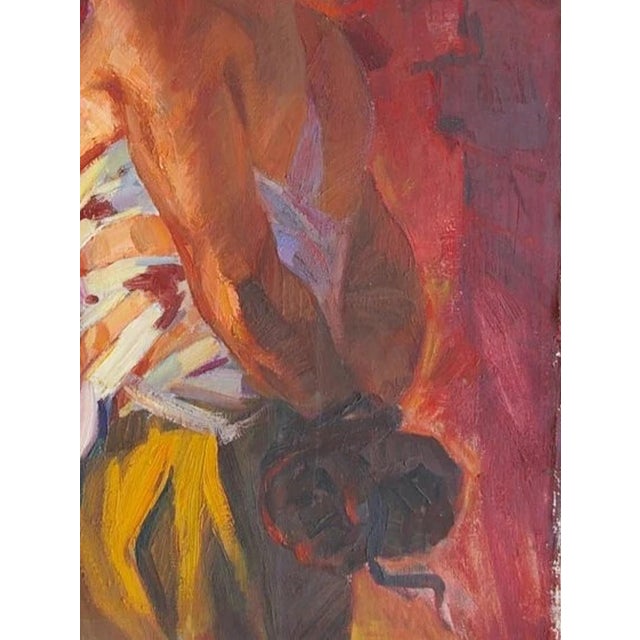 Soviet Army Oil Painting, Ukrainian Artist Bozhko, 1970s 114-85 For Sale - Image 6 of 6