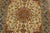Extremely Fine and Intricate Floral Medallion Design Happy Light Yellow Color Mid 20th Century Vintage Persian Isfahan Carpet For Sale - Image 4 of 8