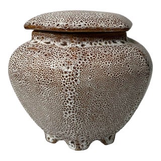 Hexagonal Lidded Ginger Jar For Sale