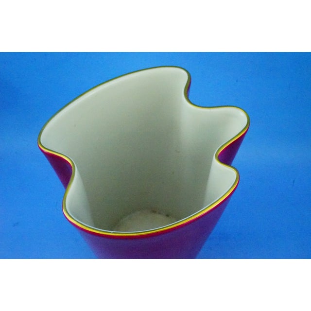 Vintage Porcelain Cartoccio-Shaped Vase by Guido Andlovitz for SCI Verbano, 1930s For Sale - Image 13 of 18
