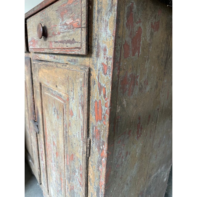 Antique Wooden Cupboard Pie Safe For Sale - Image 9 of 10