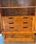 Traditional Vintage Ethan Allen Burled Wood Townhouse Armoire For Sale - Image 3 of 12