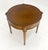 Heritage Henredon Round Fruitwood Lamp Side Table on Tapered Legs MINT For Sale - Image 13 of 13
