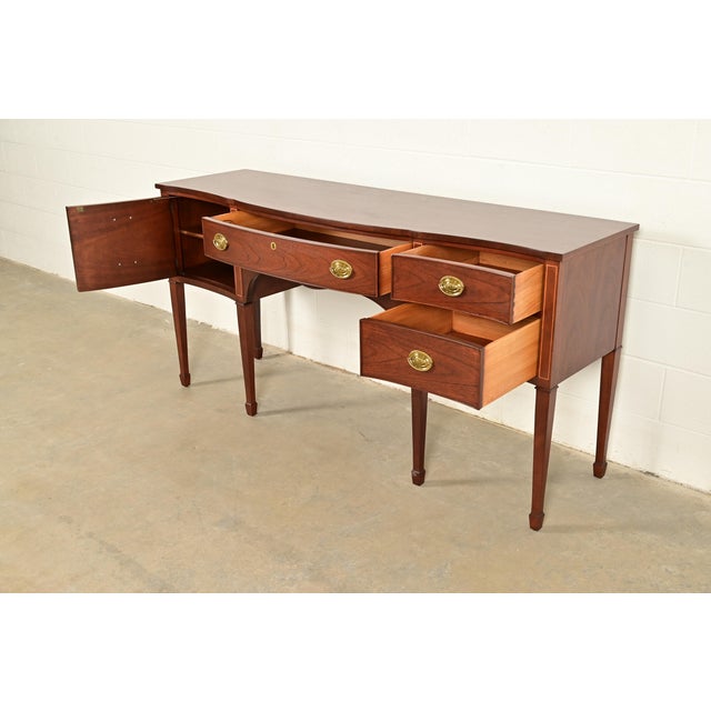 Kindel Furniture Federal Inlaid Mahogany Sideboard Credenza, Newly Refinished For Sale In South Bend - Image 6 of 17