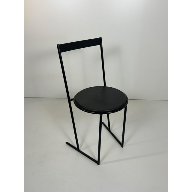 Chair by Emilio Nanni for Fly Line, 1980s, in Very Good conditions. Designed 1980 to 1989 This piece has an attribution...