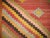 Zabihi Collection Square Room Size Turkish Kilim For Sale - Image 4 of 6