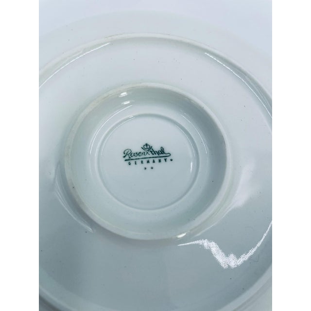 Ceramic Vintage Blue Sauceboat with Saucer from Rosenthal, 1965 For Sale - Image 7 of 8