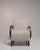 French 19th Century France Cream Wood Armchair For Sale - Image 3 of 11