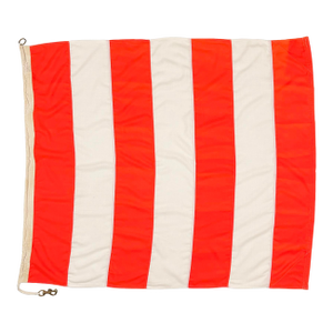 Large Vintage Sewn Nautical Signal Flag