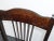 Vintage Carved Rustic Farmhouse Wood Side Chair W Leather Seat For Sale In Los Angeles - Image 6 of 11