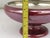 Red La Pierre Babylonian Red Patina Bronze & Sterling Silver Mixed Metals Pedestal Bowl For Sale - Image 8 of 11