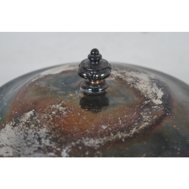 Poole Silver Co. Antique Poole Silver Plate Lions Head Ice Wine Champagne Bucket With Insert For Sale - Image 4 of 10