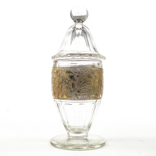 Former Czechoslovakian Art Deco Candyer from Moser, 1930s For Sale - Image 14 of 15