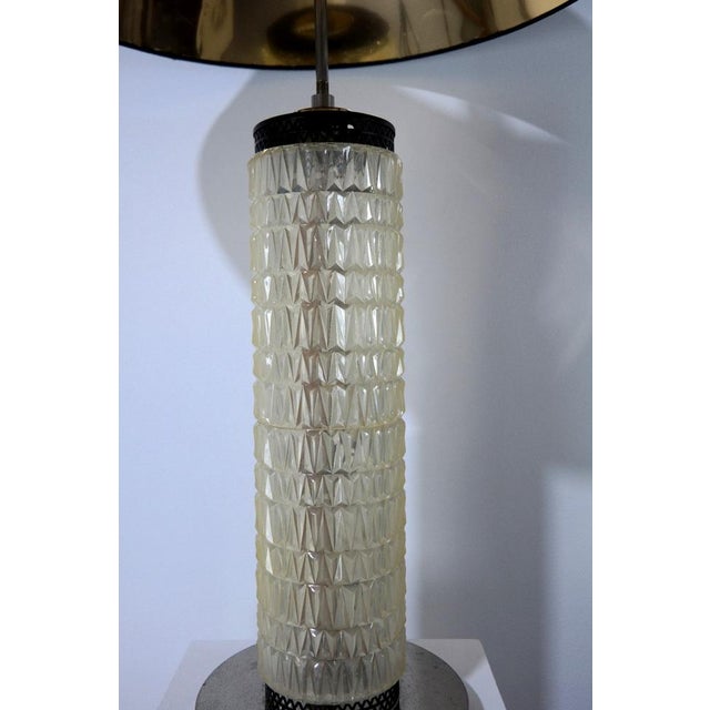 Large Table Lamp in Glass For Sale - Image 6 of 9