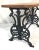 Metal Late 19th Century Art Nouveau Cast Iron Fireplace Bench For Sale - Image 7 of 10