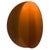 Brown Galactica Lunar Decorative Object in Powder-Coated Aluminum by Altreforme For Sale - Image 8 of 8