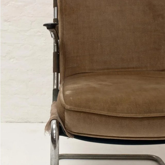 Black 411 Armchair by W.H. Gispen, 1935 For Sale - Image 8 of 12