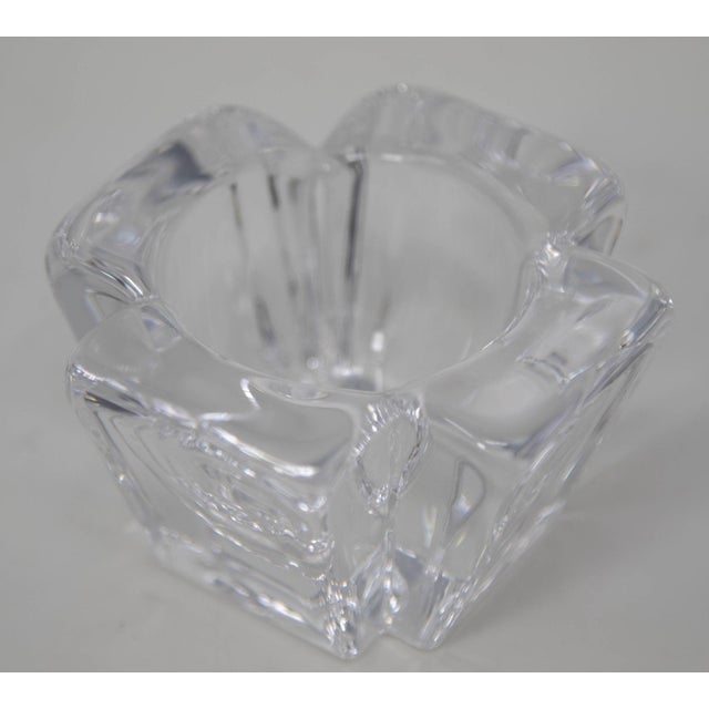 Orrefors Sweden Crystal Votive Candle Holder 1970 For Sale - Image 12 of 12