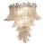 Wall Light in Transparent Glass Petals from Venini, 1970s For Sale