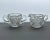 Transparent Antique American Brilliant Period Cut Crystal Glass Sugar Creamer Set For Sale - Image 8 of 12