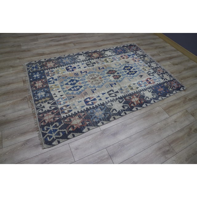 Tribal 1970s Mid-Century Anatolian Tribal Wool Rug For Sale - Image 3 of 9