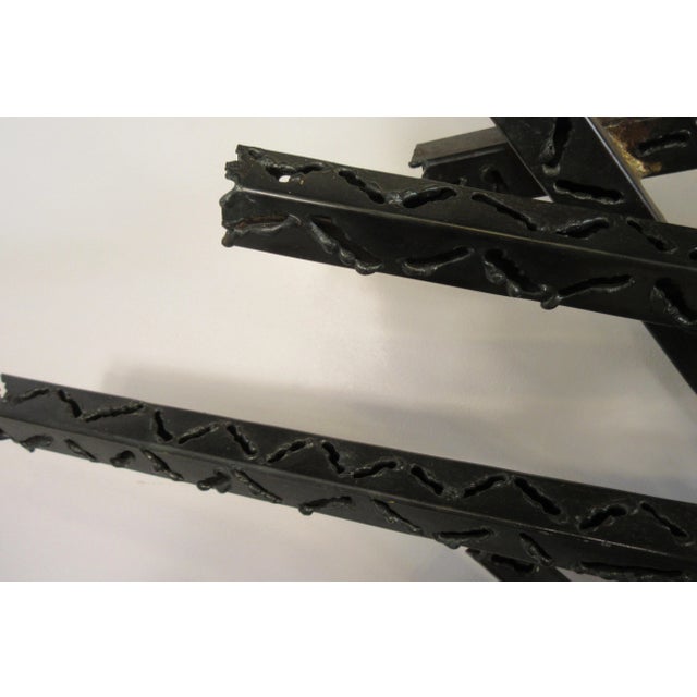 Industrial 1970s Industrial Metal Wall Sculpture For Sale - Image 3 of 13