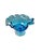 Beautiful mid-century Bischoff Glass controlled bubble blue compote, excellent condition, perfect addition to a mid-...