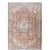 Persian Heriz With Geometric Medallion in Soft Red, Gray Blue With Soft Greens 7'6 X 10'8 For Sale