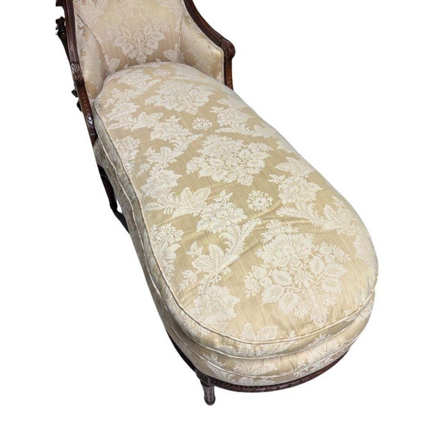 Antique 19th Century French Louis XV Style Settee Chaise Longue or Lounge For Sale - Image 12 of 13