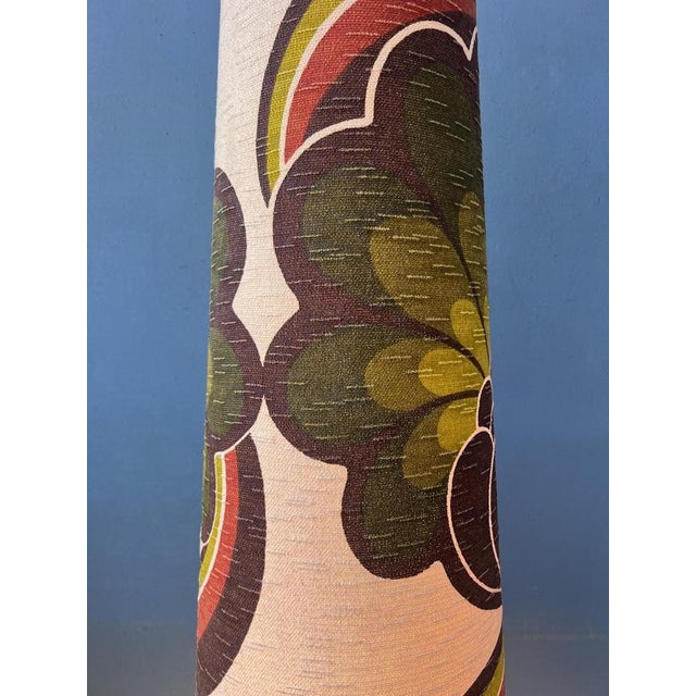 Vintage Space Age West Germany Green Ceramic Floor Lamp For Sale - Image 5 of 13