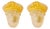 Vintage Glass Murano Wall Lights from La Murina, 1980, Set of 2 For Sale