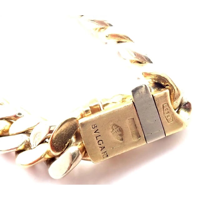 Bulgari Antique Coin Monete Diamond Yellow & White Gold Link Chain Necklace For Sale - Image 13 of 17