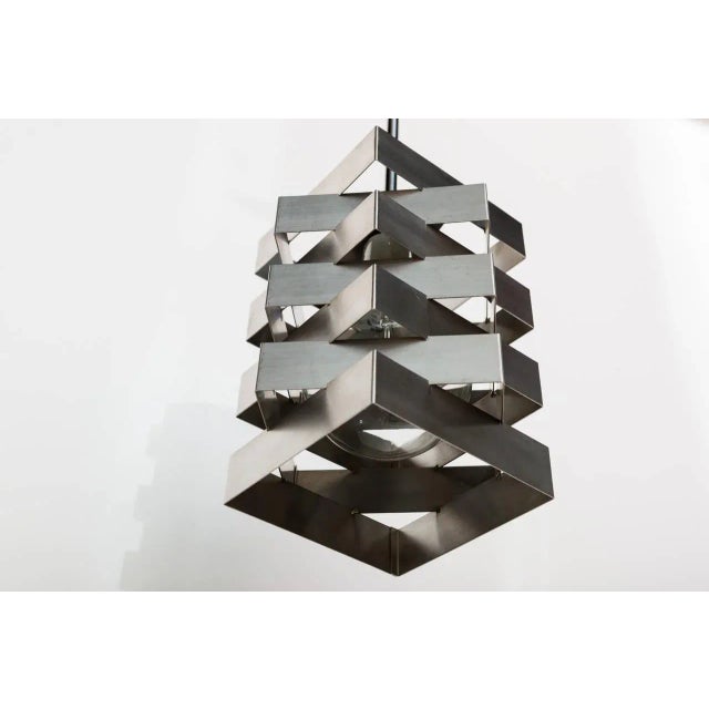 Mid-Century Modern Midcentury Geometric Pendant by Niels Esmann and Hans C. Jensen For Sale - Image 3 of 7
