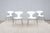 Stunning, authentic set of 4 Orbit armless stacking dining chairs by Bernhardt Design. The Orbit chair, designed by...