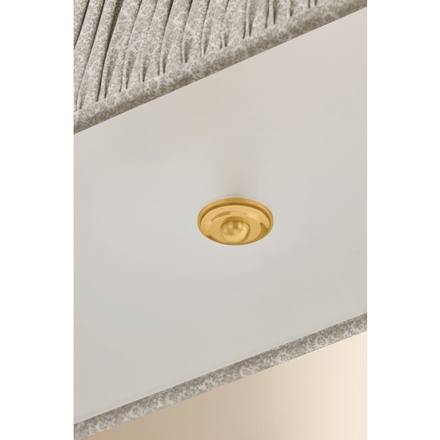 Hudson Valley Lighting Hudson Valley Lighting Valeria 48.75 in. 3 Light Linear in Aged Brass Finish For Sale - Image 4 of 7