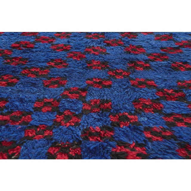 Late 20th Century Vintage Beni MGuild Moroccan Rug, 06'02 X 11'01 For Sale - Image 5 of 10