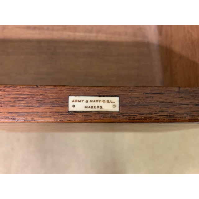 Victorian Teak Military Chest by Army & Navy, 1885 For Sale - Image 4 of 16