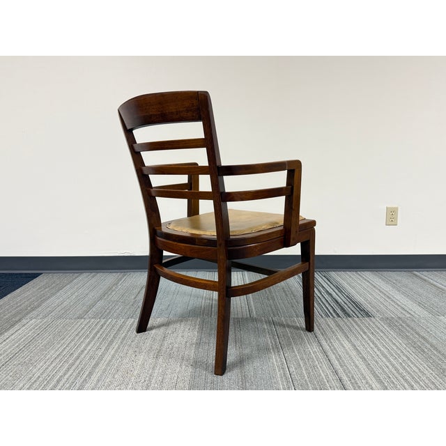 -MANUFACTURE: Gunlocke Chair Co -IN THE STYLE OF: Mid-Century Modern -DATE OF MANUFACTURE: 1960's -MATERIALS FRAME: Wood...