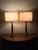 Early 20th Century Pair of Neoclassical Brass Lamps For Sale - Image 5 of 8