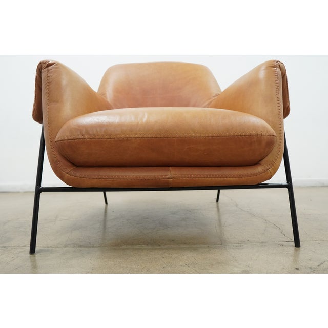Hooker Furniture Ambroise Metal Frame Club Chair For Sale - Image 12 of 17