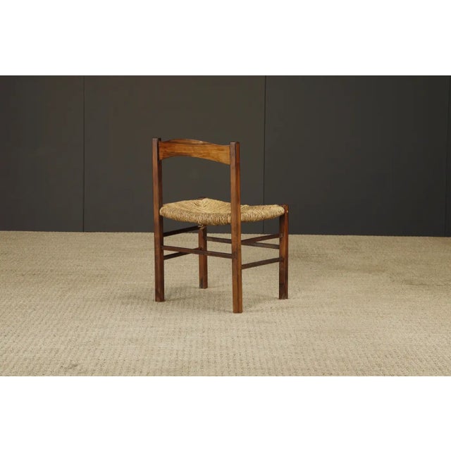 Rustic French Mid-Century Modern Dining Chairs, Style of Charlotte Perriand For Sale - Image 18 of 18